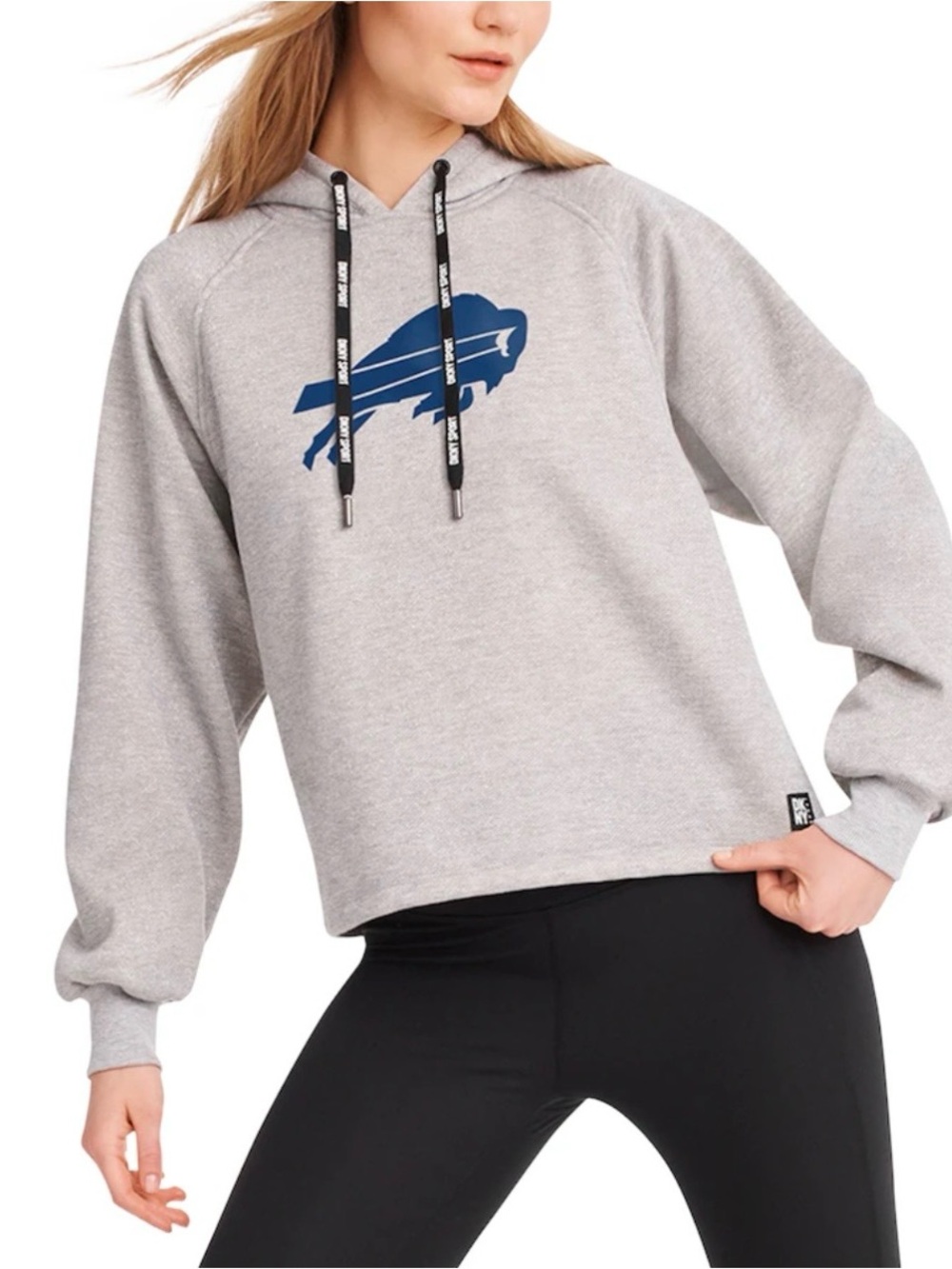 NWT Women's Medium Buffalo Bills DKNY Sport Gray Hoodie